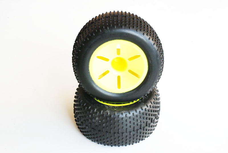 17703 Band + Velg TRUGGY Geel (2 stuks)